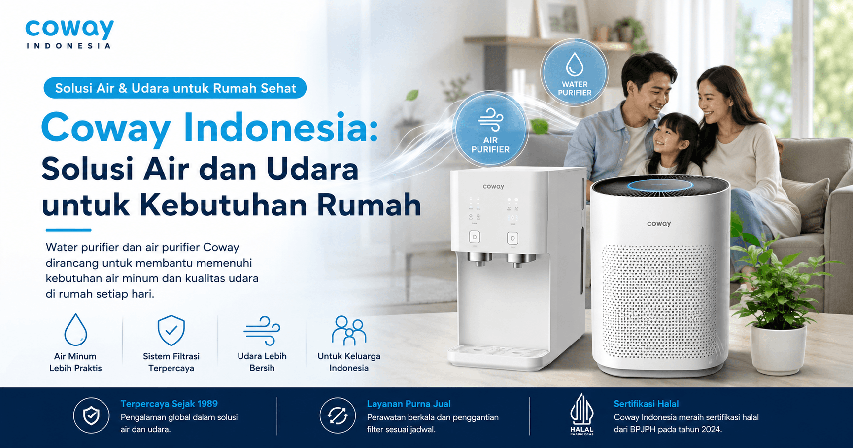 Coway Indonesia: Solusi Air dan Udara untuk Kebutuhan Rumah