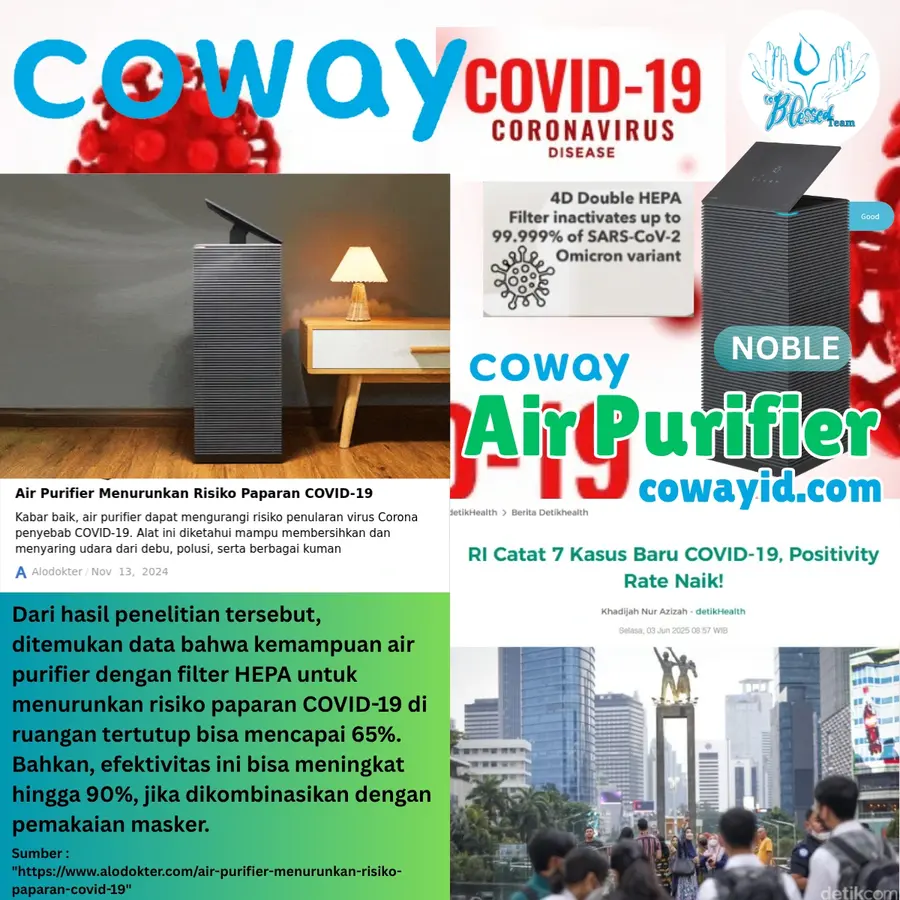 Coway Air Purifier - Mengurangi Resiko Penularan Covid-19